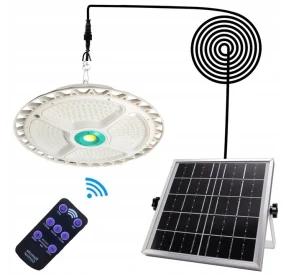 SOLAR S156 Solární LED osvětlení čistá bílá s dálkovým ovladačem
